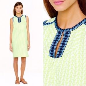 J. Crew Arrow-print Shift Dress, Size 2